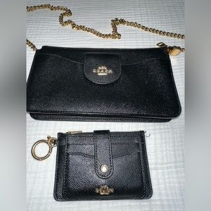 Coach Shoulder Bag & Card Holder